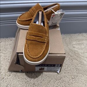 Zara Tan Suede Loafers for Kids